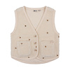 Teddy Gilet Embroidery