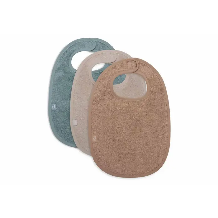 Jollein Slab Badstof Sea Green/Nougat/Biscuit (3pack)