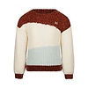 Sweater dropped shoulder Cognac