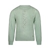 Sweater dropped shoulder Light aqua