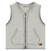 boys sleeveless cardigan bone