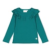 Longsleeve ruches Teal - Girls Club