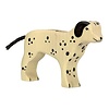 Houten hond, dalmatiër L.11,5 cm