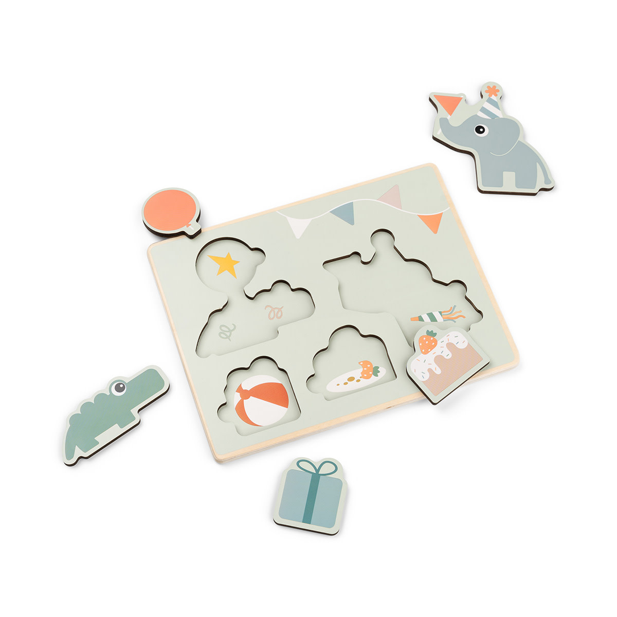 Done by Deer Eerste puzzel Celebration Colour mix