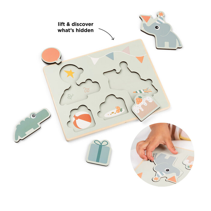 Done by Deer Eerste puzzel Celebration Colour mix