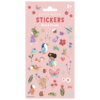 Stickervel Rosa & Friends