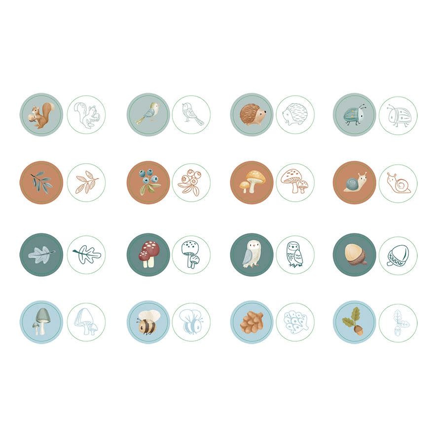 Little Dutch Stempels Forest Friends