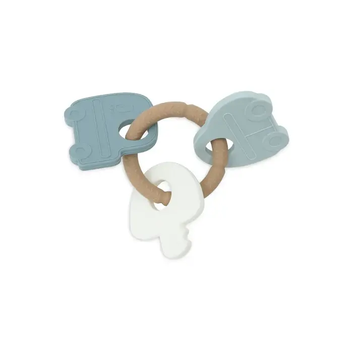 Jollein Siliconen Bijtring Sleutelbos On The Go