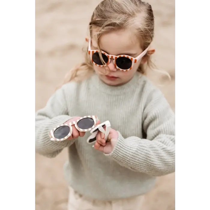 Baby Dutch Zonnebril Retro Terra stripe