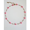 Ketting Flower roze