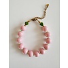 Armbandje roze/ groen
