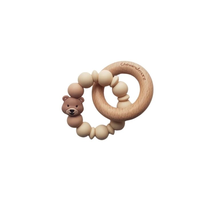 Chewies & more Bear Chewie Mini Rattle Navaho