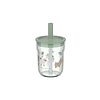 Kinderglas mio 250 ml met rietje - Little farm
