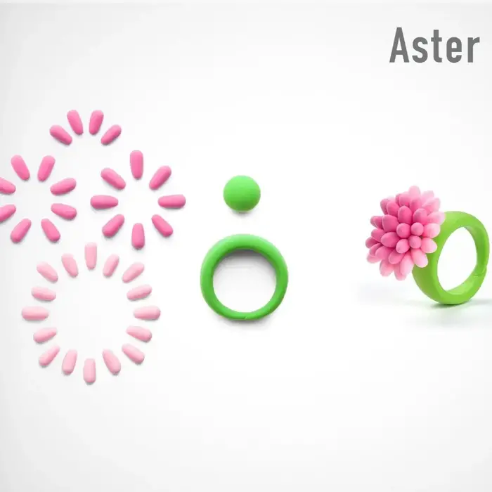 Hey Clay HeyClay - Bijoux Rings - Flower