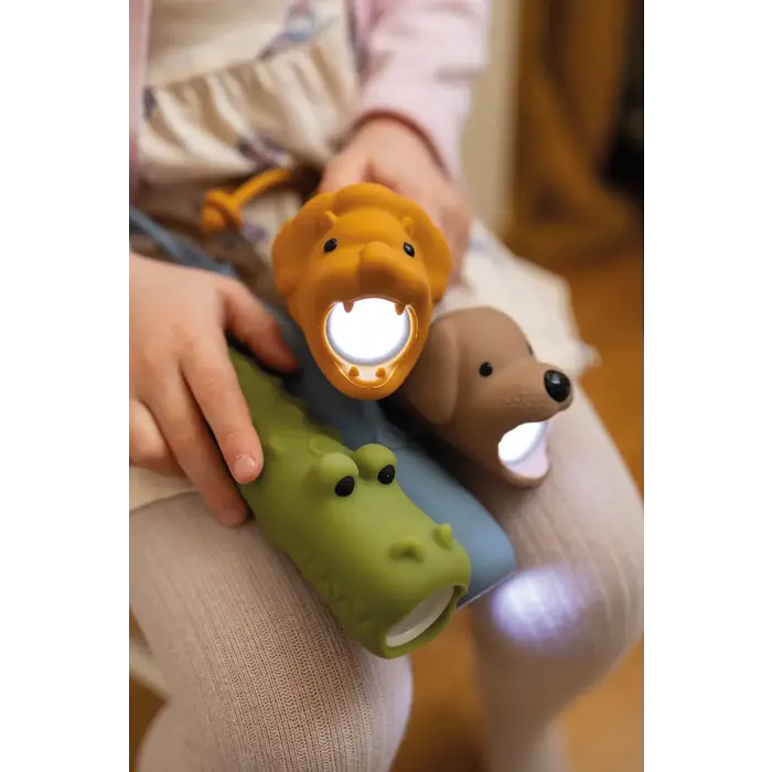 Rabbit&Friends Siliconen zaklamp - Lion