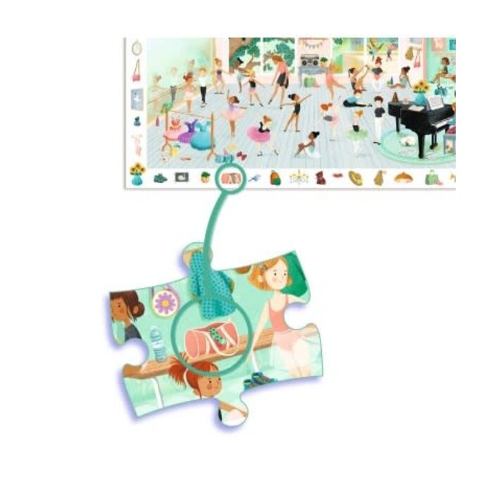 Djeco Zoekpuzzel de dansschool - 100 pcs