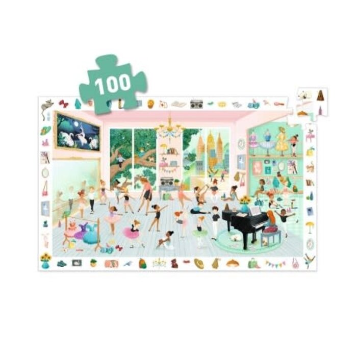Djeco Zoekpuzzel de dansschool - 100 pcs
