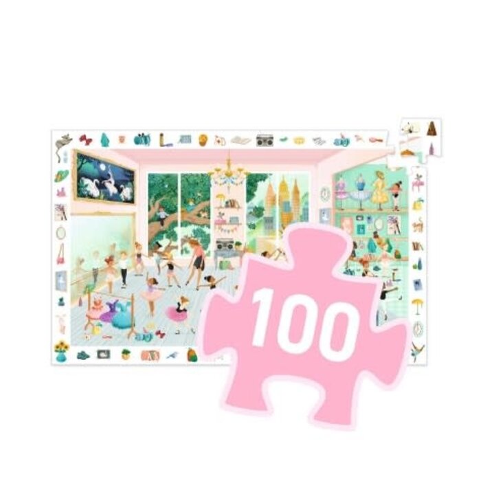 Djeco Zoekpuzzel de dansschool - 100 pcs