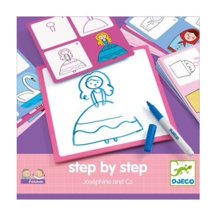 Djeco Step by step - Prinsessen