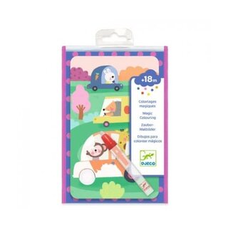 Djeco Waterkleurboek - Op weg