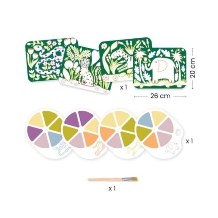 Djeco Schilderen - Wilde dieren