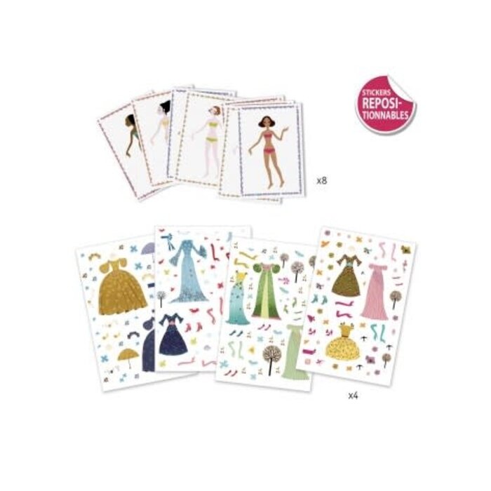 Djeco Stickers en paperdolls