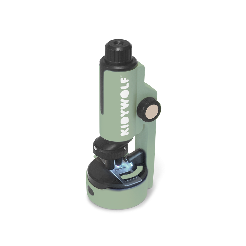 Kidywolf KIDYMICROSCOPE groene draagbare microscoop