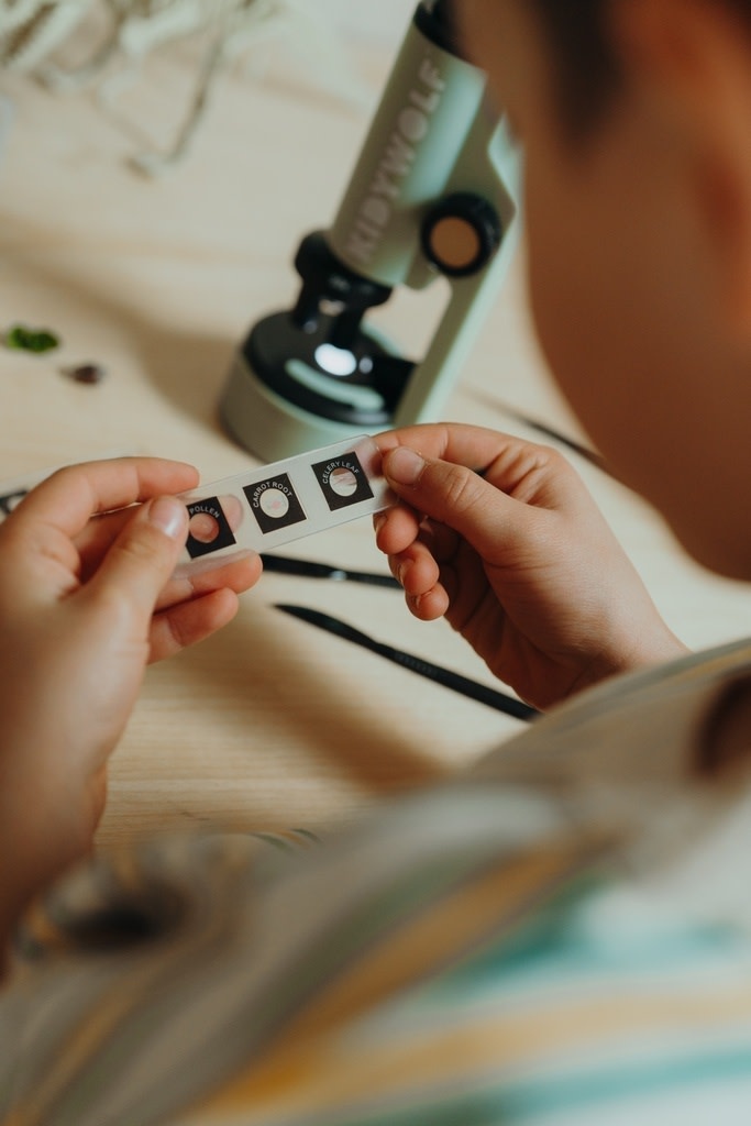 Kidywolf KIDYMICROSCOPE groene draagbare microscoop