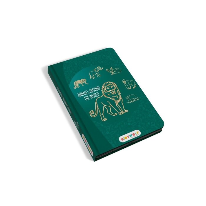 Kidywolf KIDYDRAW-MINI Tekenblok dieren over de hele wereld