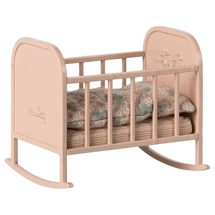 Maileg Wieg, My - Light rose