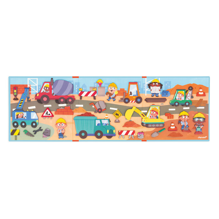 Janod Janod Magneti Stories - Bouwterrein