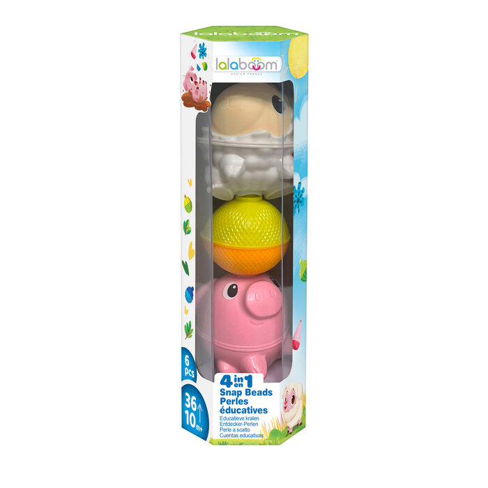 Lalaboom Lalaboom - Set dieren (6 st) Schaap en Varken