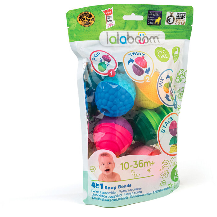 Lalaboom Lalaboom - Educatieve kralen (12 st)