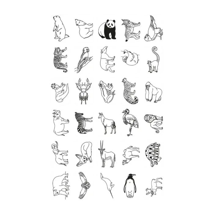 Kidywolf REFIL KIDYDRAW- MINI tekeningen "dieren over de hele wereld" en "oceanen en piraten"