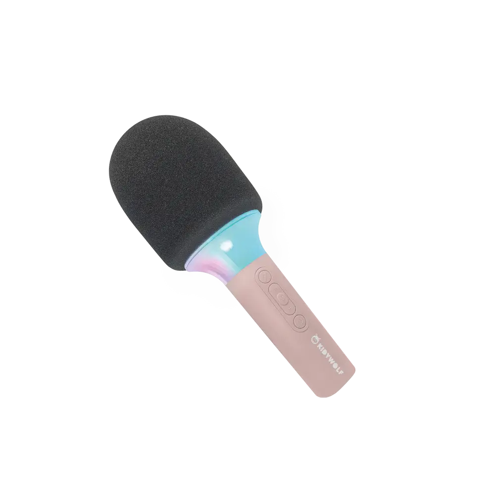 Kidywolf KIDYMIC Karaoke microfoon Roze