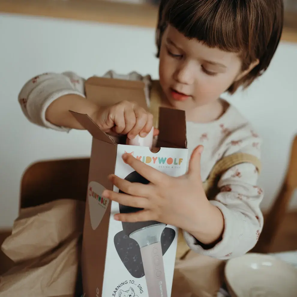 Kidywolf KIDYMIC Karaoke microfoon Roze