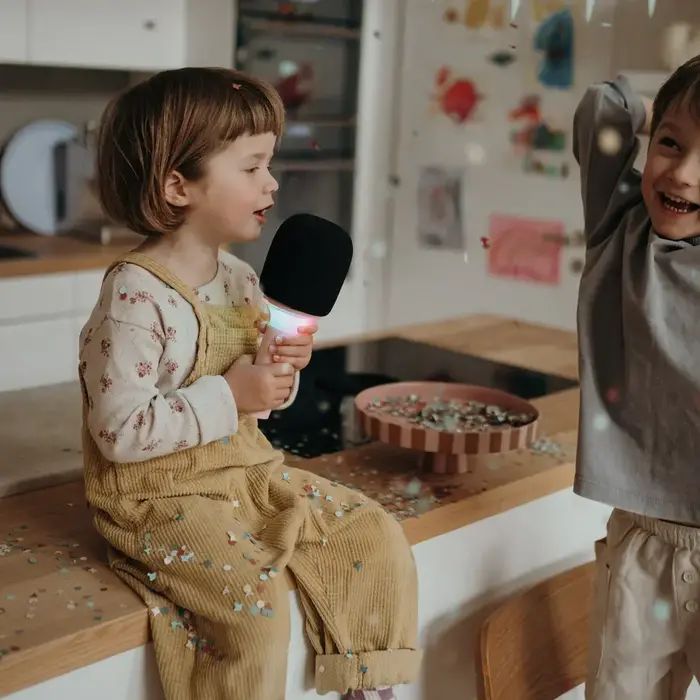 Kidywolf KIDYMIC Karaoke microfoon Roze