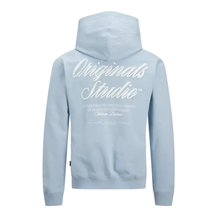 Jack & Jones JORNORREBRO TYPO BACK SWEAT HOOD S MNI Skyway