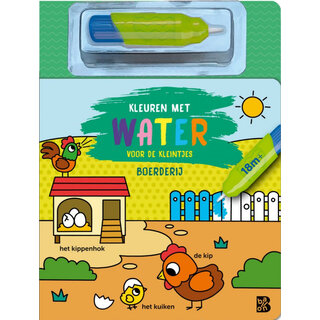 Kleuren met water voor de kleintjes - Boerderij