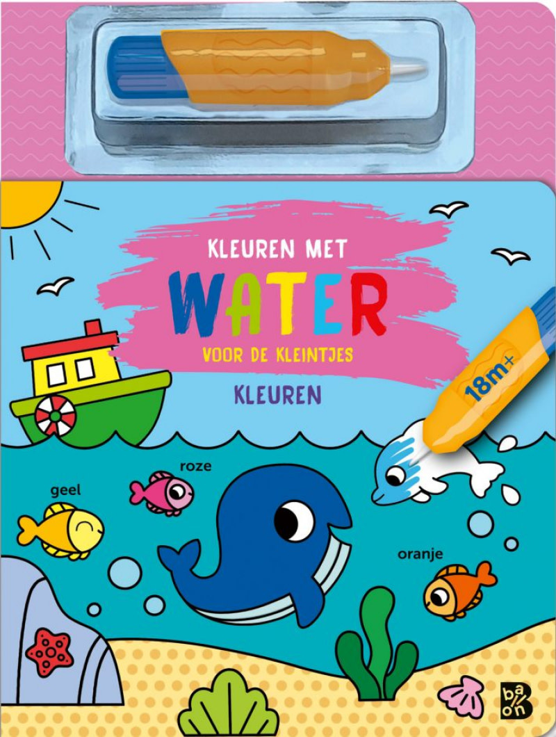 Kleuren met water voor de kleintjes - Kleuren