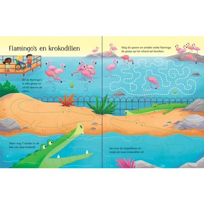 Uitwisboek - Dierentuinspelletjes