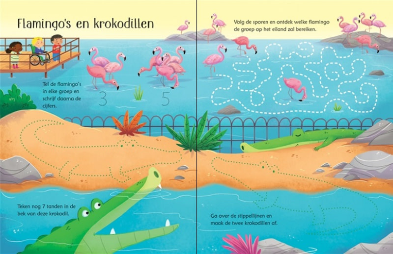 Uitwisboek - Dierentuinspelletjes