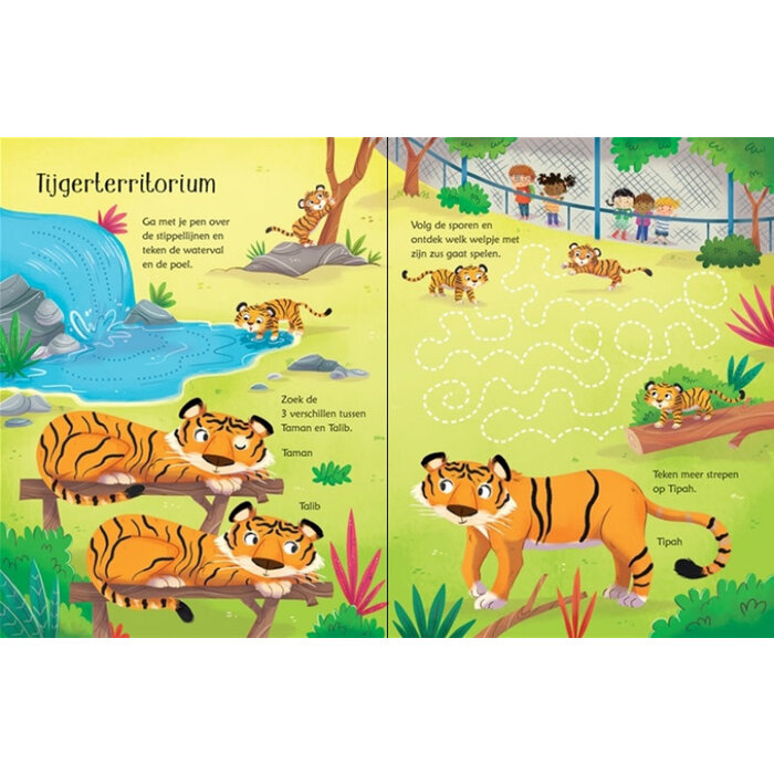 Uitwisboek - Dierentuinspelletjes