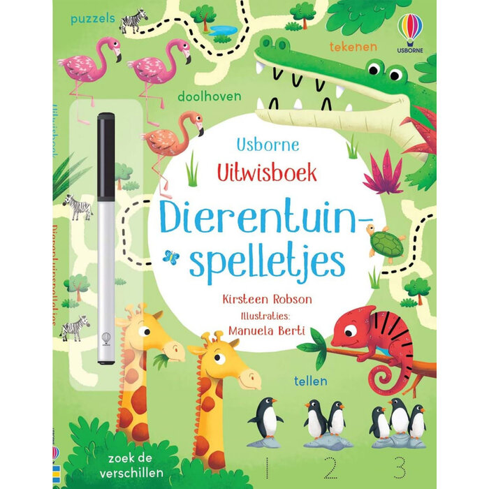 Uitwisboek - Dierentuinspelletjes