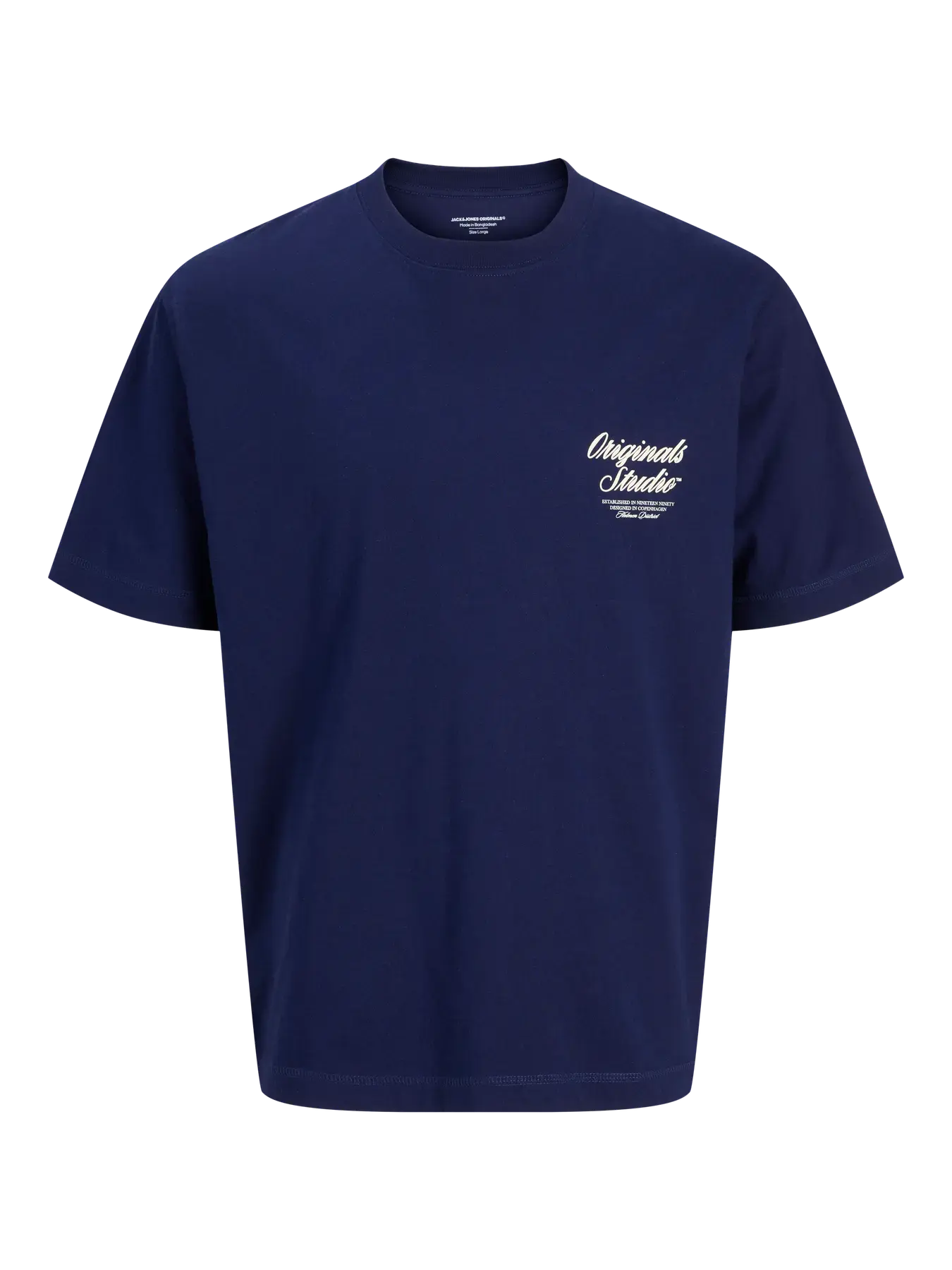 Jack & Jones JORNORREBRO TYPO TEE SS CREW NECK MNI Ocean Cavern