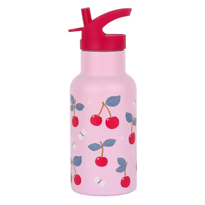 A Little Lovely Company RVS drinkfles: Kersen