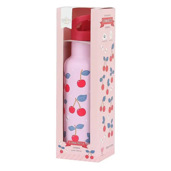 A Little Lovely Company RVS drinkfles: Kersen