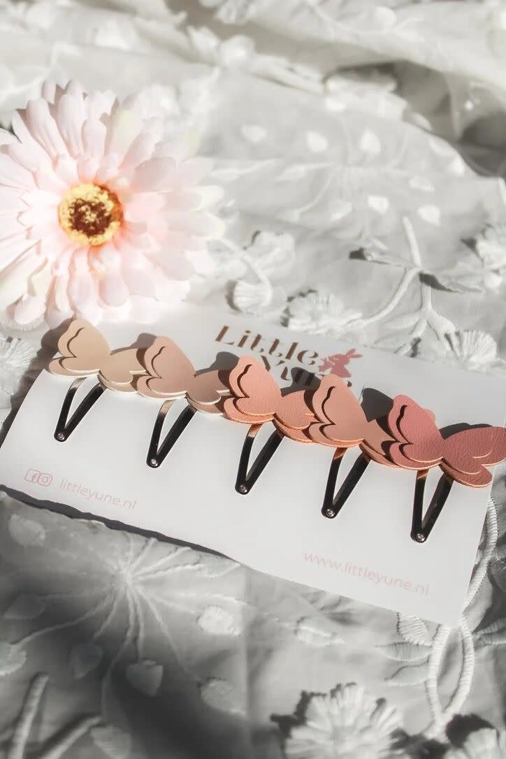 Little Yune Haarspeldjes | Set Buttery Magic 4 cm