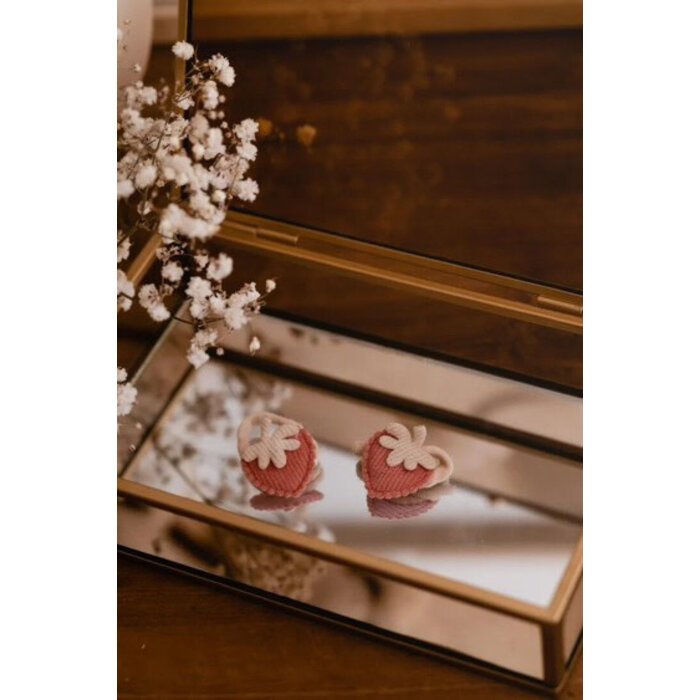 Little Yune Elastiekjes - Aardbei