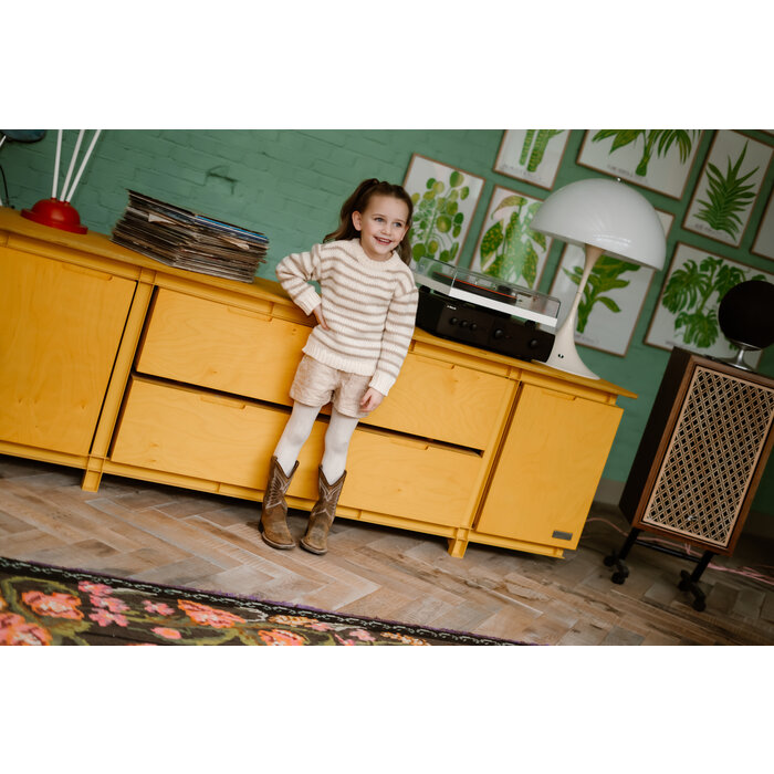 Daily7 Fancy Paperbag Short Latte Sand